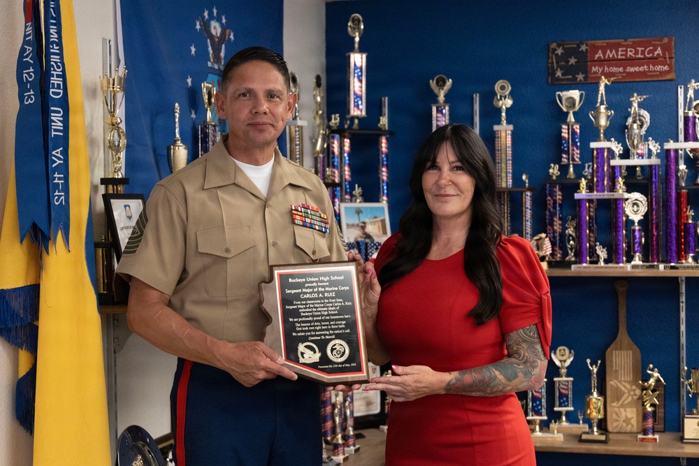 SMMC Ruiz visits Buckeye for Memorial Day agenda