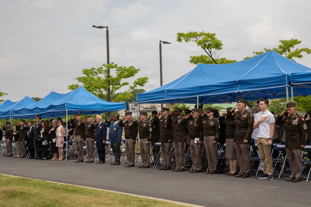 Memorial Day Ceremony and 21-Gun Salute held on Camp Humphreys
