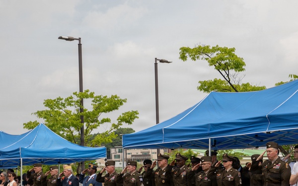 Memorial Day Ceremony and 21-Gun Salute held on Camp Humphreys