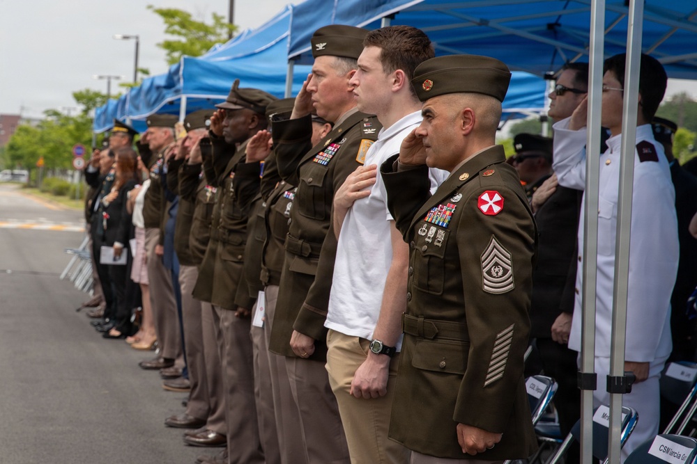 Memorial Day Ceremony and 21-Gun Salute held on Camp Humphreys
