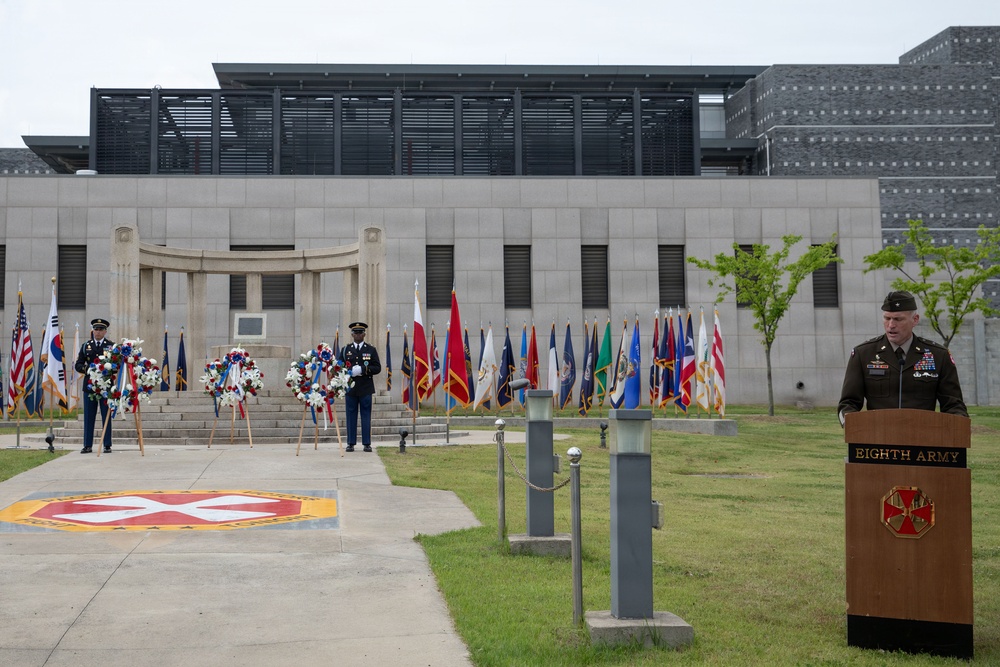 Memorial Day Ceremony and 21-Gun Salute held on Camp Humphreys