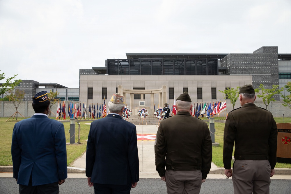 Memorial Day Ceremony and 21-Gun Salute held on Camp Humphreys