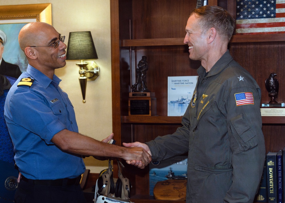 Trinidad and Tobago Government and Military Leaders Visit Nimitz