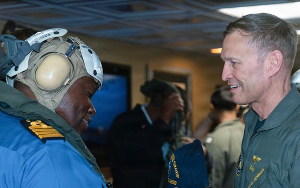Trinidad and Tobago Government and Military Leaders Visit Nimitz