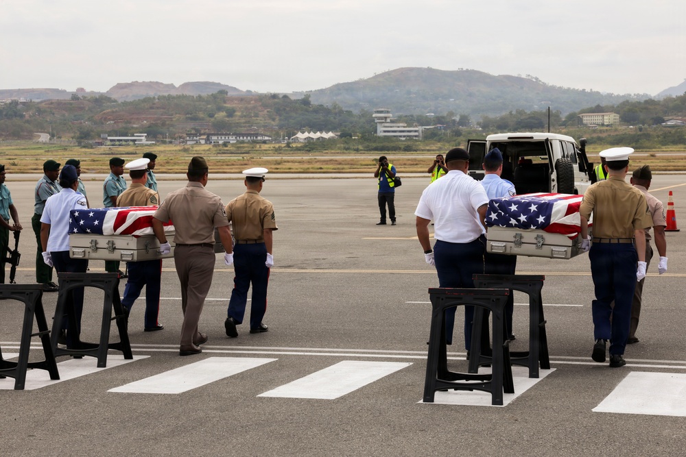DPAA &amp; U.S. Embassy attend Repatriation Ceremony