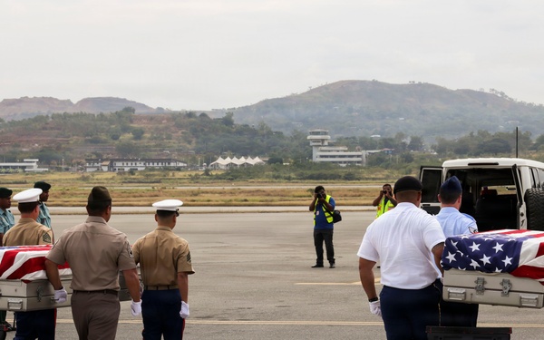 DPAA &amp; U.S. Embassy attend Repatriation Ceremony