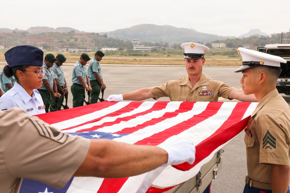 DPAA &amp; U.S. Embassy attend Repatriation Ceremony