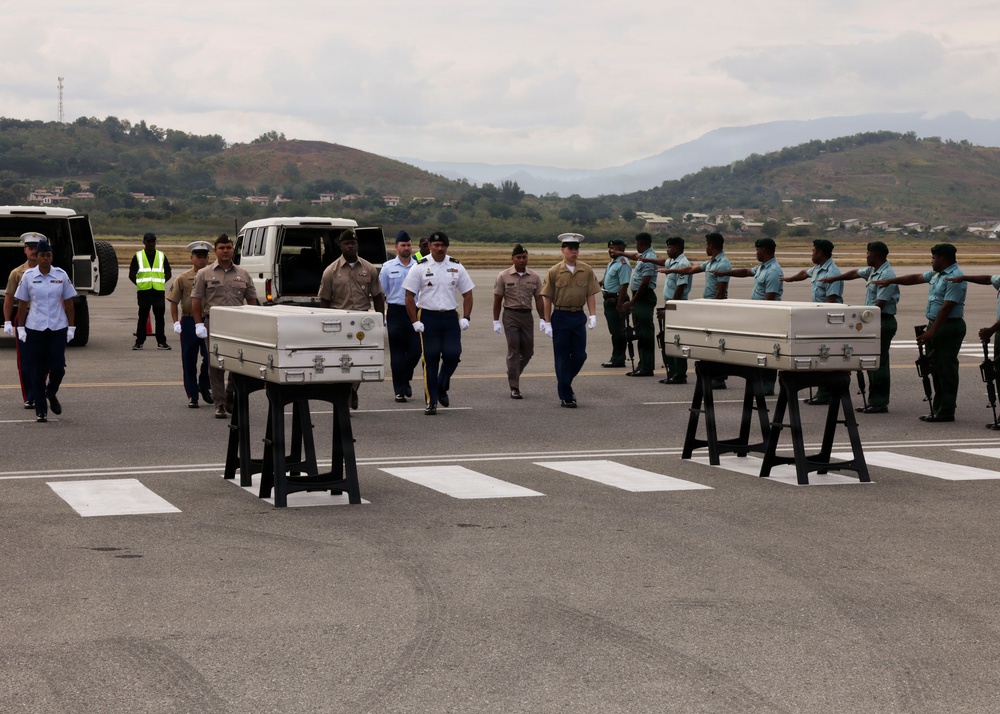 DPAA &amp; U.S. Embassy attend Repatriation Ceremony