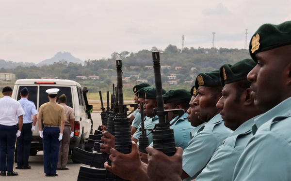 DPAA &amp; U.S. Embassy attend Repatriation Ceremony