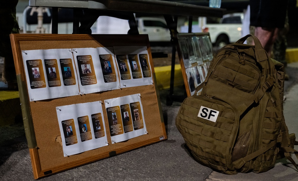 Shouldering Legacy: deployed joint force rucks for Police Week 2026