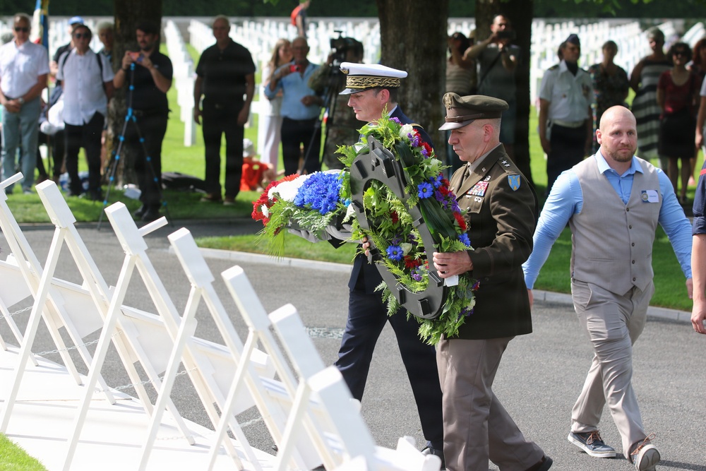 Honoring the Fallen: LRMC Deputy Commander Lays Wreath at Saint-Mihiel American Cemetery
