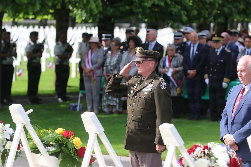 Honoring the Fallen: LRMC Deputy Commander Lays Wreath at Saint-Mihiel American Cemetery