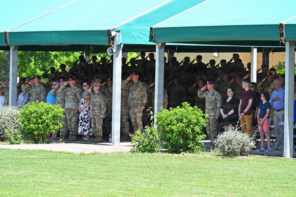 1-503rd Infantry Regiment Conducts Change of Responsibility Ceremony