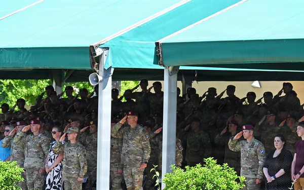 1-503rd Infantry Regiment Conducts Change of Responsibility Ceremony