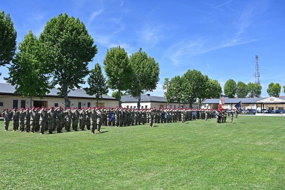 1-503rd Infantry Regiment Conducts Change of Responsibility Ceremony