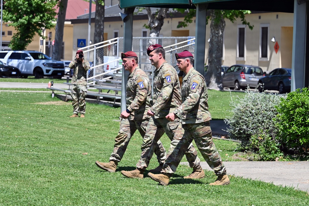 1-503rd Infantry Regiment Conducts Change of Responsibility Ceremony