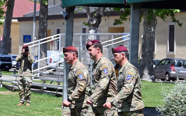 1-503rd Infantry Regiment Conducts Change of Responsibility Ceremony