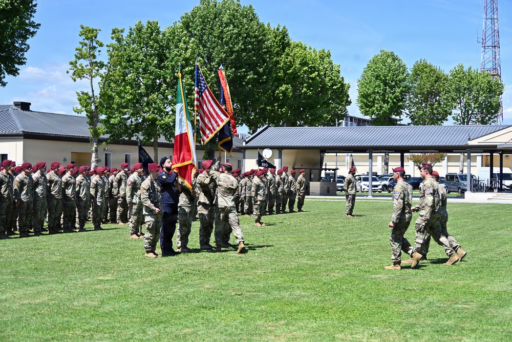 1-503rd Infantry Regiment Conducts Change of Responsibility Ceremony