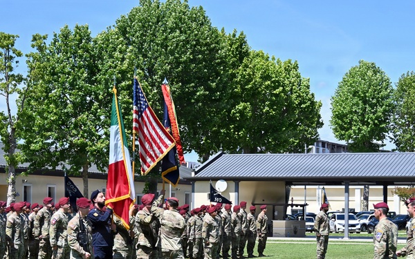1-503rd Infantry Regiment Conducts Change of Responsibility Ceremony