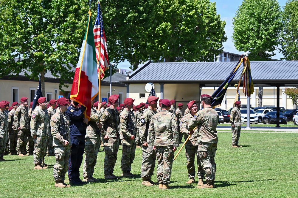 1-503rd Infantry Regiment Conducts Change of Responsibility Ceremony