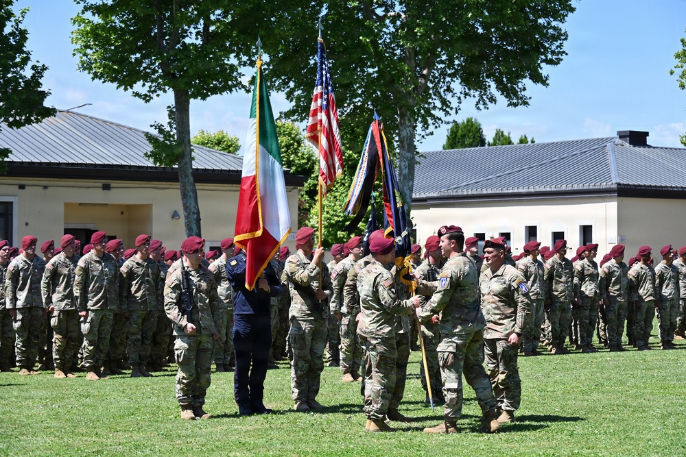 1-503rd Infantry Regiment Conducts Change of Responsibility Ceremony