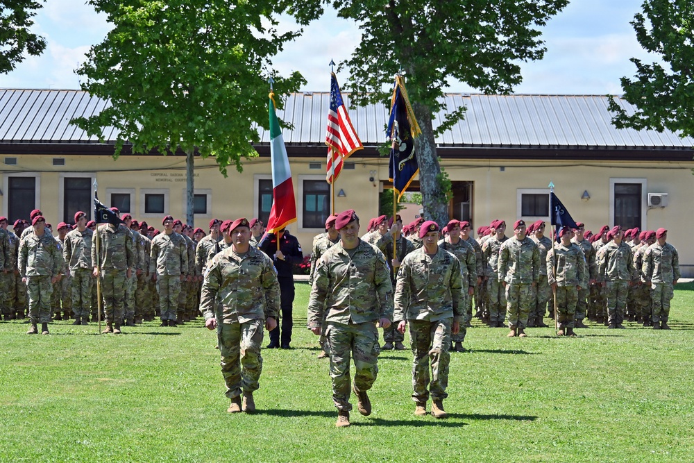 1-503rd Infantry Regiment Conducts Change of Responsibility Ceremony