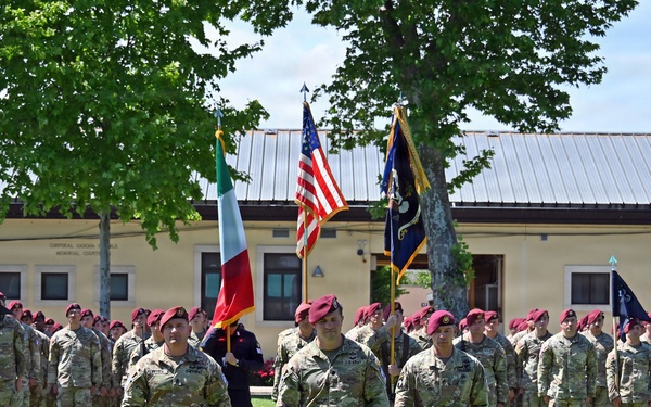 1-503rd Infantry Regiment Conducts Change of Responsibility Ceremony