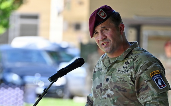1-503rd Infantry Regiment Conducts Change of Responsibility Ceremony