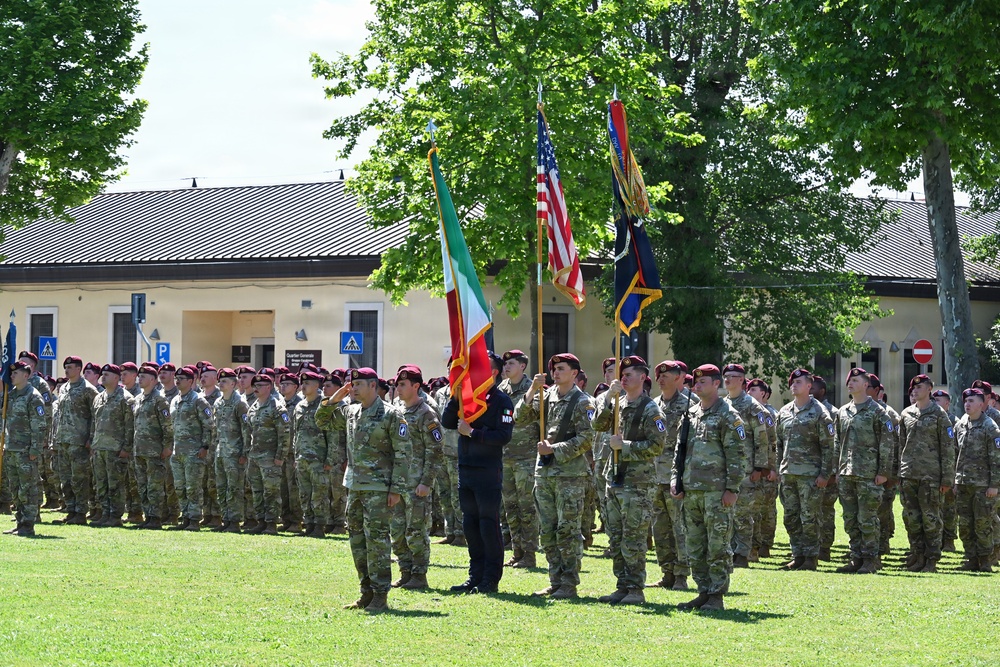 1-503rd Infantry Regiment Conducts Change of Responsibility Ceremony