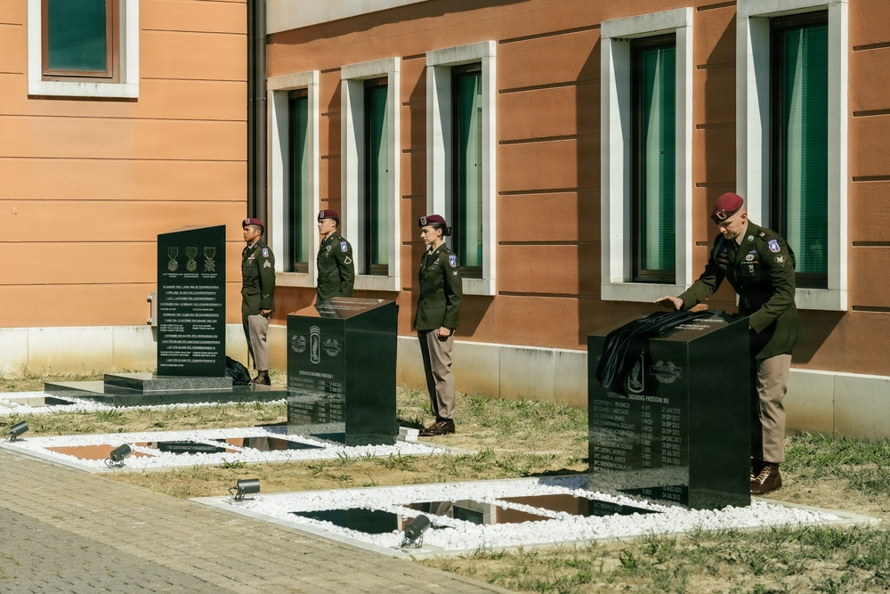 The Unveiling Of Three New Memorials