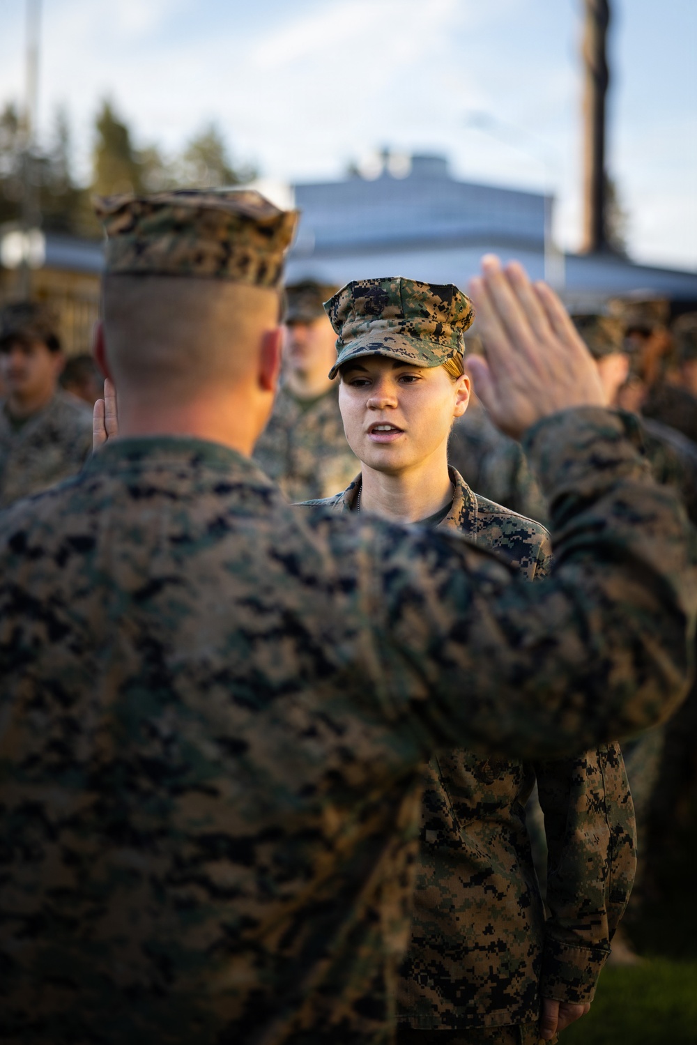Indiana native, U.S. Marine officer promotes during deployment in Baltic Sea