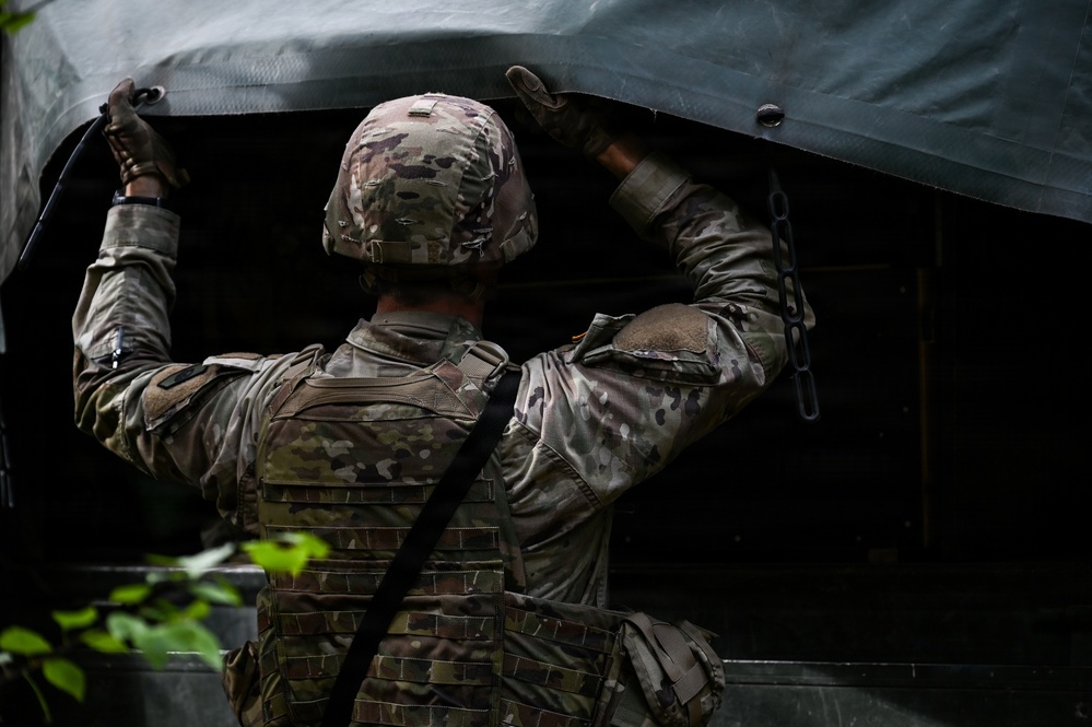 Virginia Guard engineers conduct counter-mobility training in Finland