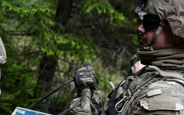 Virginia Guard engineers conduct counter-mobility training in Finland