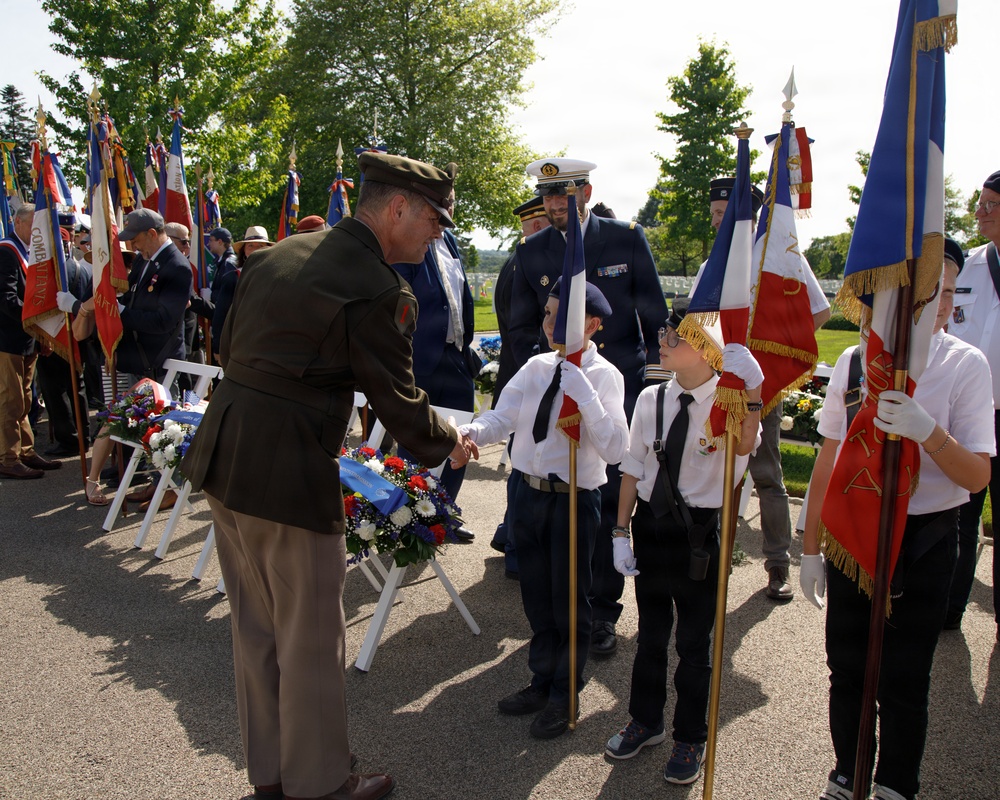 Allies honor fallen Americans at Brittany Memorial Day ceremony