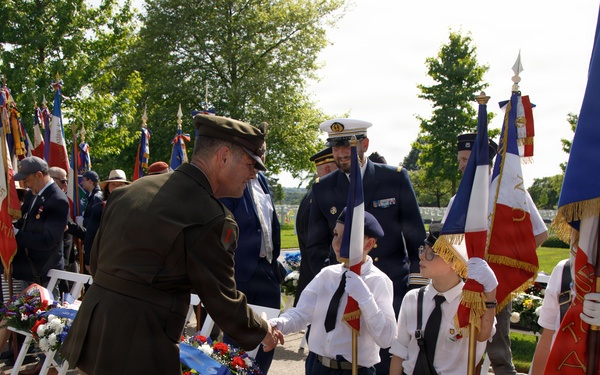 Allies honor fallen Americans at Brittany Memorial Day ceremony