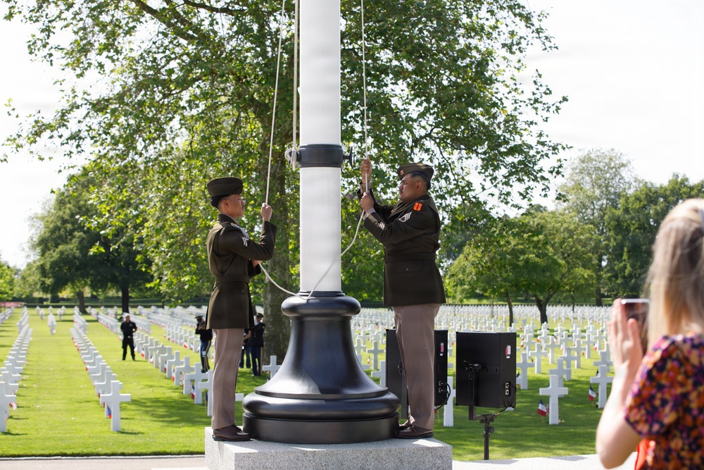 Allies honor fallen Americans at Brittany Memorial Day ceremony