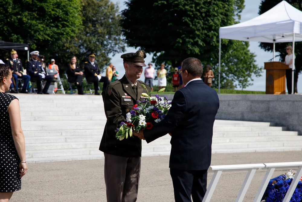 Allies honor fallen Americans at Brittany Memorial Day ceremony