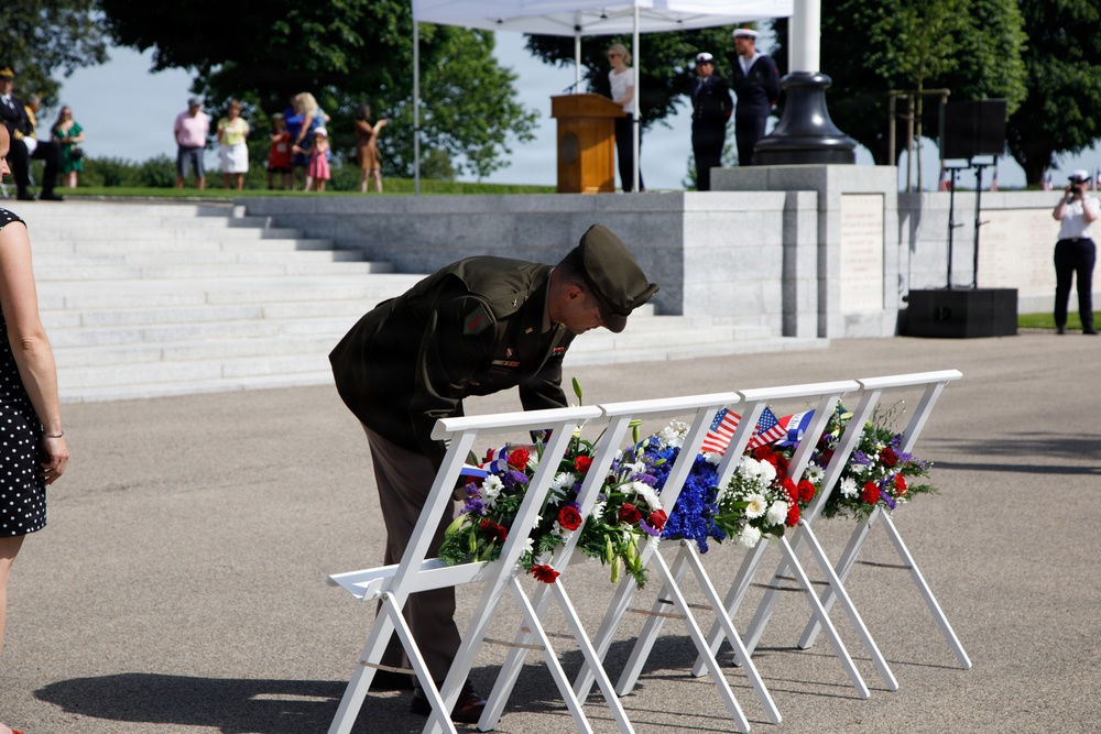 Allies honor fallen Americans at Brittany Memorial Day ceremony