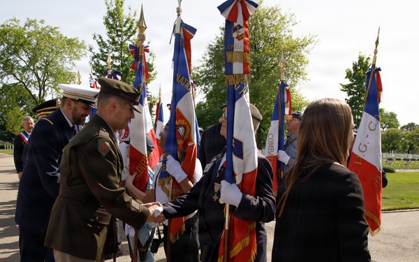 Allies honor fallen Americans at Brittany Memorial Day ceremony