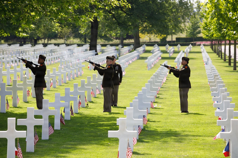 Allies honor fallen Americans at Brittany Memorial Day ceremony