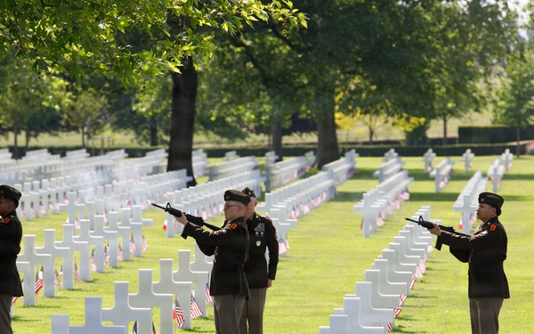 Allies honor fallen Americans at Brittany Memorial Day ceremony