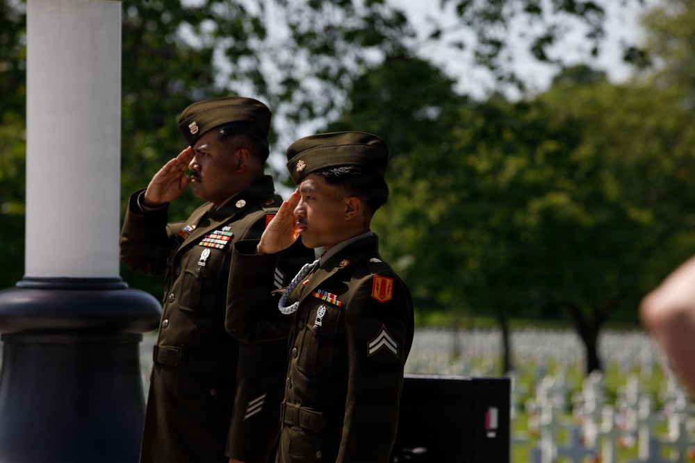 Allies honor fallen Americans at Brittany Memorial Day ceremony