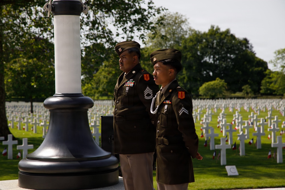Allies honor fallen Americans at Brittany Memorial Day ceremony