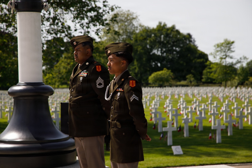 Allies honor fallen Americans at Brittany Memorial Day ceremony