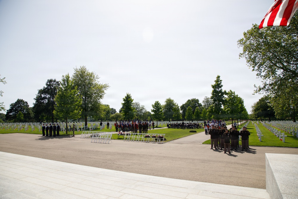 Allies honor fallen Americans at Brittany Memorial Day ceremony