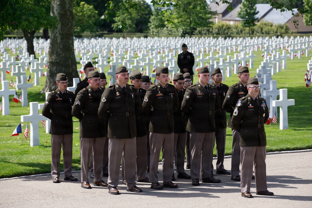 Allies honor fallen Americans at Brittany Memorial Day ceremony