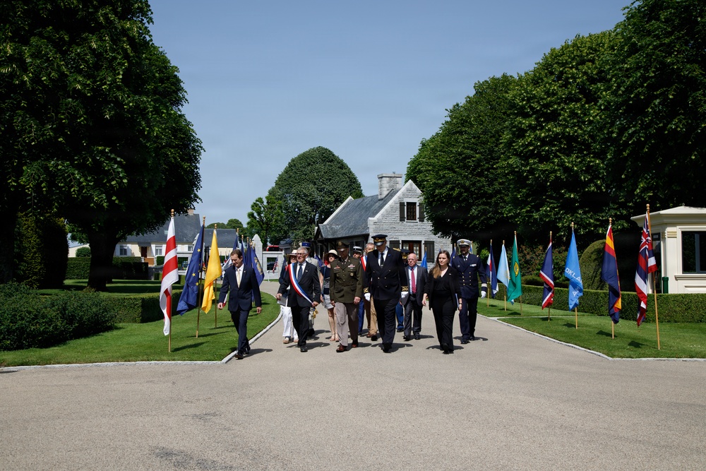 Allies honor fallen Americans at Brittany Memorial Day ceremony