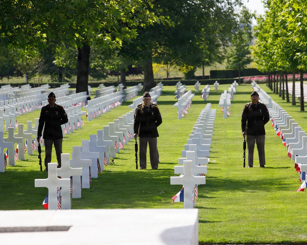 Allies honor fallen Americans at Brittany Memorial Day ceremony