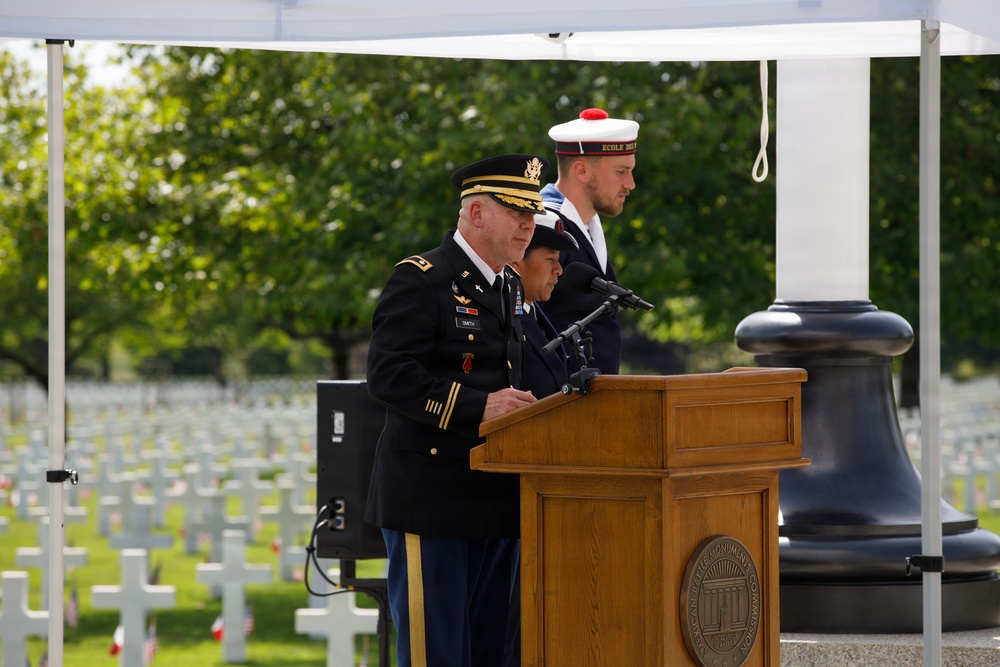 Allies honor fallen Americans at Brittany Memorial Day ceremony