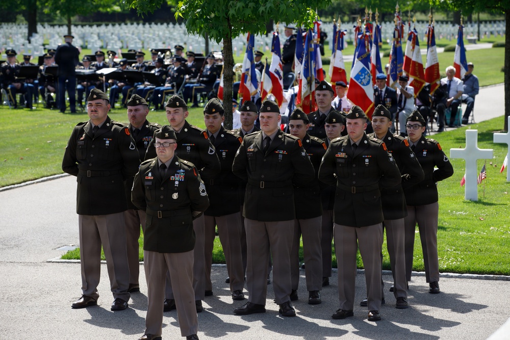 Allies honor fallen Americans at Brittany Memorial Day ceremony